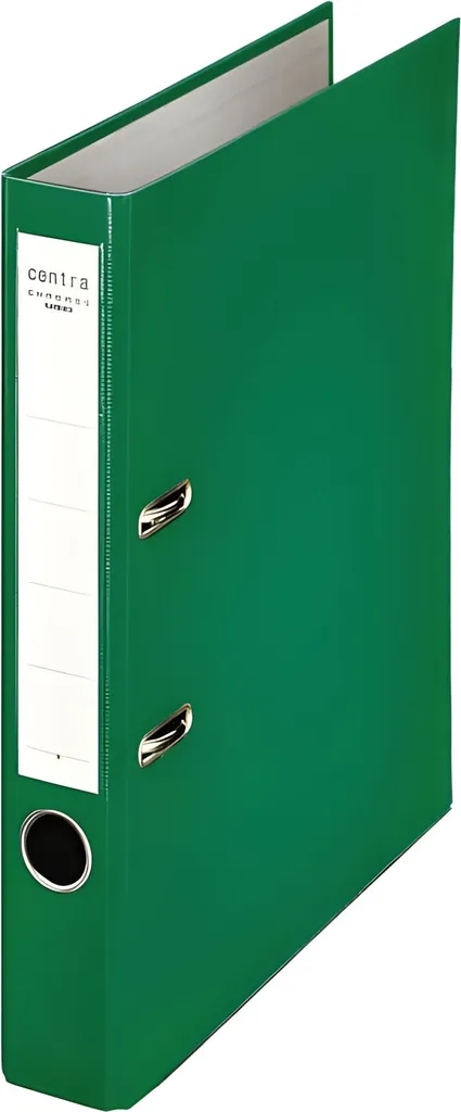 Classeur A4 pour archivage bureau Centra Chromos 52 mm dos étroit vert