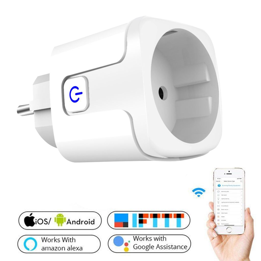 Smart Steckdose Socket Home Socket Wifi für Google Home Fernbedienung 1-4X