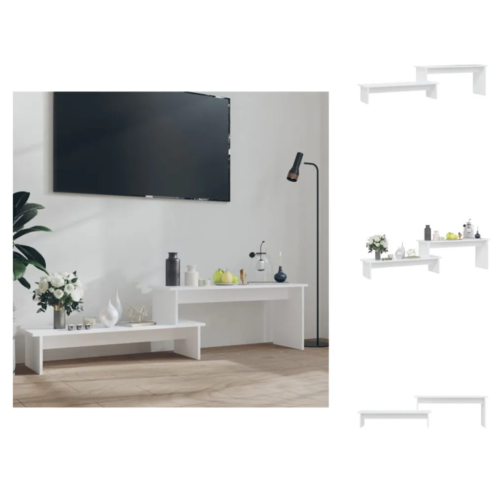 mobile TV vidaXL bianco 180x30x43 cm in legno - Mobili TV