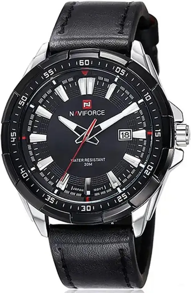 Orologio NAVIFORCE Peyton - Eleganza e Funzionalità in Nero/Argento KP29587