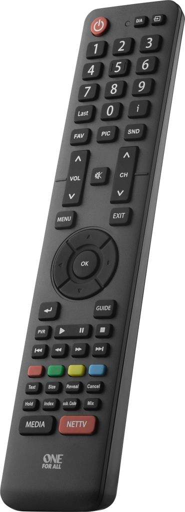 One For All TV-Ersatzfernbedienung Hisense Schwarz Produktbild 