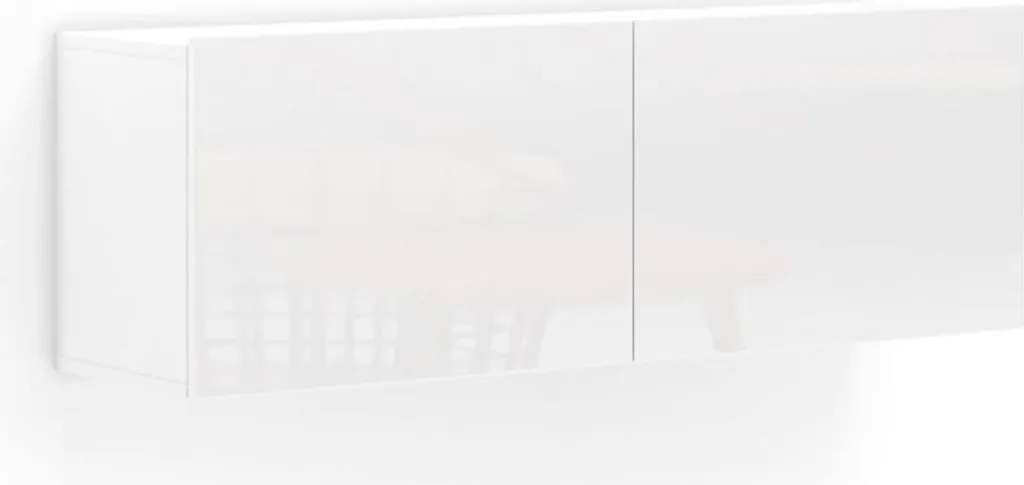 Mobile Pensile 39x37 Dmora Ostrense Bianco Lucido | Design Moderno