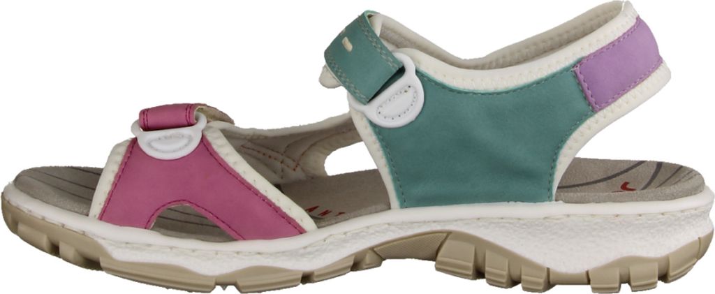 Rieker Damen Sandale bunt Trekking Outdoor gepolstert Produktbild 57