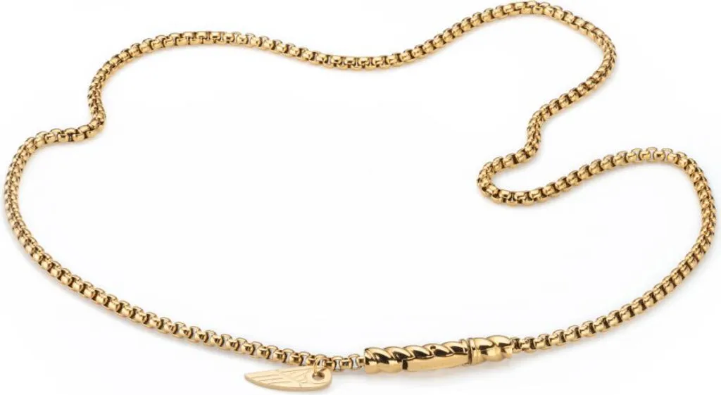 Collier anti-ternissement AN Jewels AA.C257GG bijou doré peau sensible