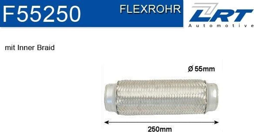 LRT F55250 Flexrohr Abgasanlage Auspuffrohr