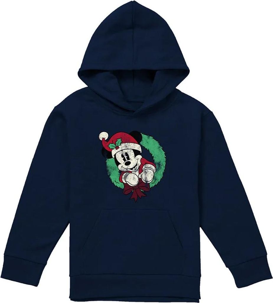 Mickey Mouse - Kapuzenpullover für Kinder, weihnachtliches Design TV22901 (116) (Marine)