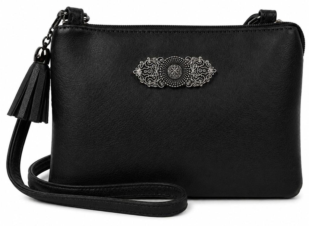 Borsa Trachten "Sofia" - Borsa a tracolla Dirndl | Nero Immagine del prodotto 