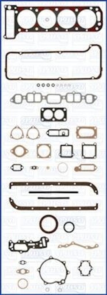 AJUSA 50019500 Motor-Dichtungsvollsatz Dichtsatz für OPEL MANTA B (58, 59) KADETT C Coupe ASCONA B (81, 86, 87, 88) REKORD E (17-19, 11, 14, 16)