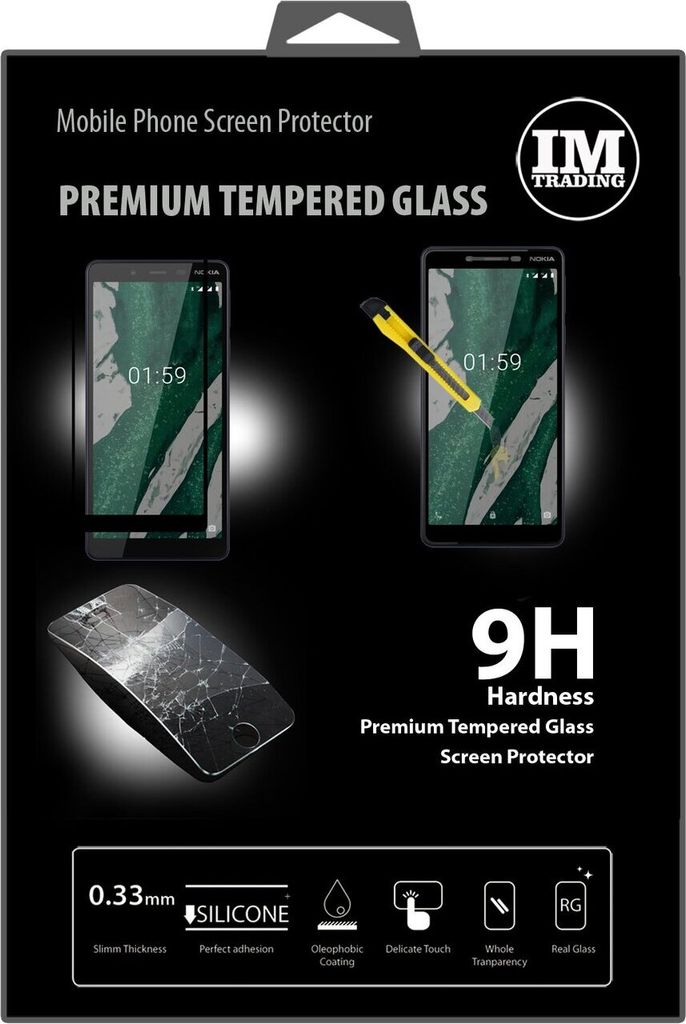 cofi1453® 5D Schutz Glas kompatibel mit NOKIA 1 PLUS Curved Produktbild 