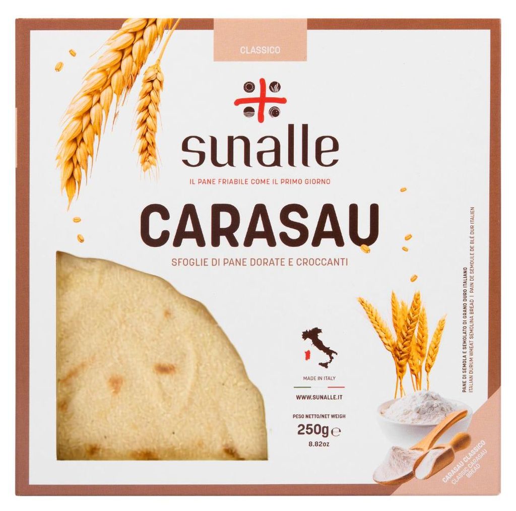 Sunalle Pane Carasau Classico, traditionelles dünnes Hirten Produktbild  KI-generiertes Bild