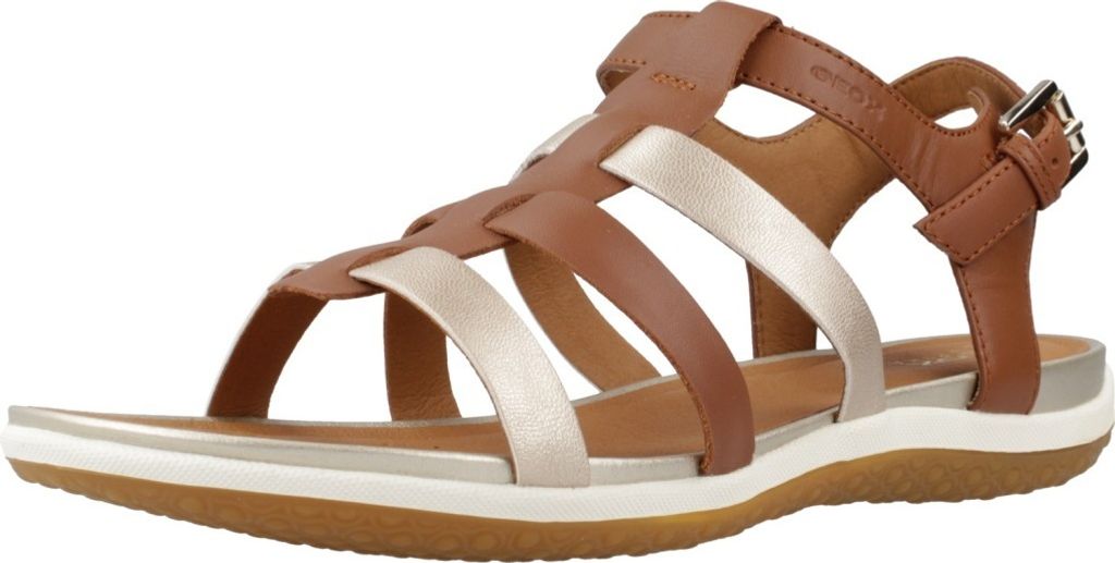 GEOX SANDAL VEGA, Sandaletten in Braun für Damen, Größe 39