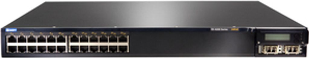 Juniper EX4200, ungemanaged, 24000 Eintragungen, 65 Mpps, 88 Gbit/Sek, 600W, 442 x 417 x 43 mm