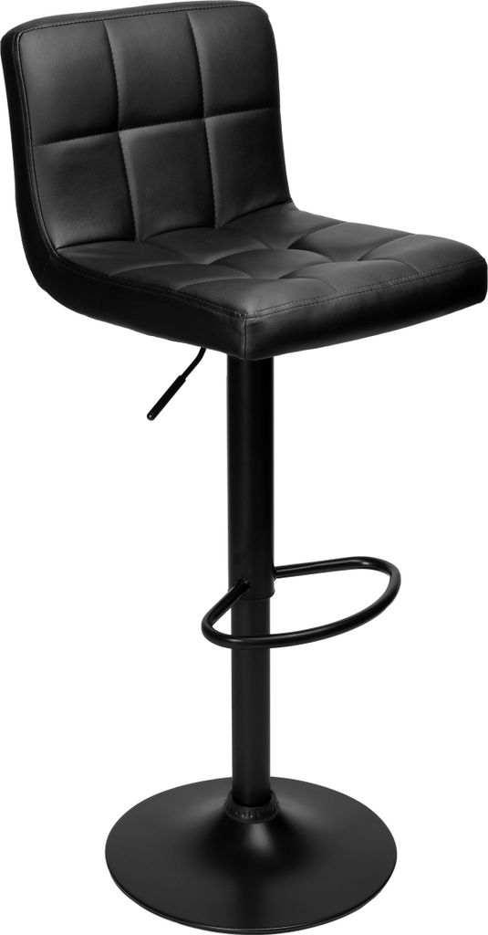Barhocker Arako Black Eco-Leder Schwarz Obrázok produktu 