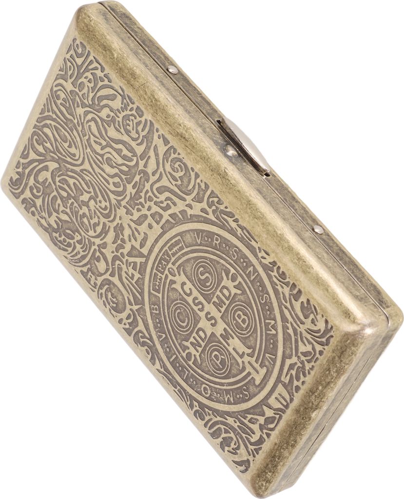 Retro Zigarettenetui aus Metall, Taschenetui für 20 Zigaretten, Geschenk