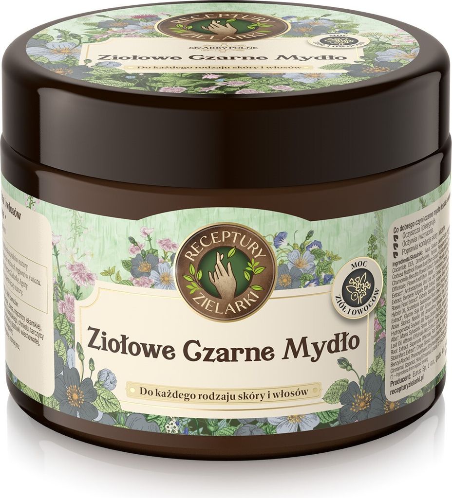 REZEPTE VON HERBALISTEN Field Treasures Kräuterseife Schwarz für alle Haut- und Haartypen 300 ml