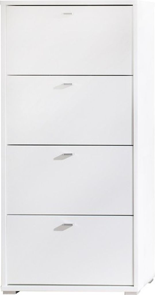 Hohes, klappbares Schuhregal KINNEY - weiß