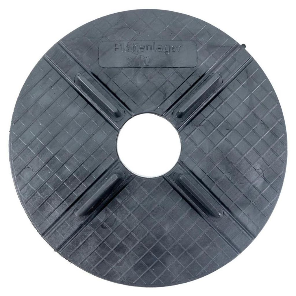 Flaches Gummi Stelzlager - Plattenlager 3 mm Fuge / 10 mm Produktbild 