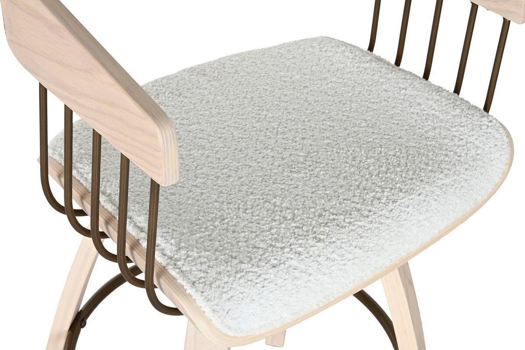 Hocker Home ESPRIT Weiß Holz 51,5 x 47,5 x 94,5 cm