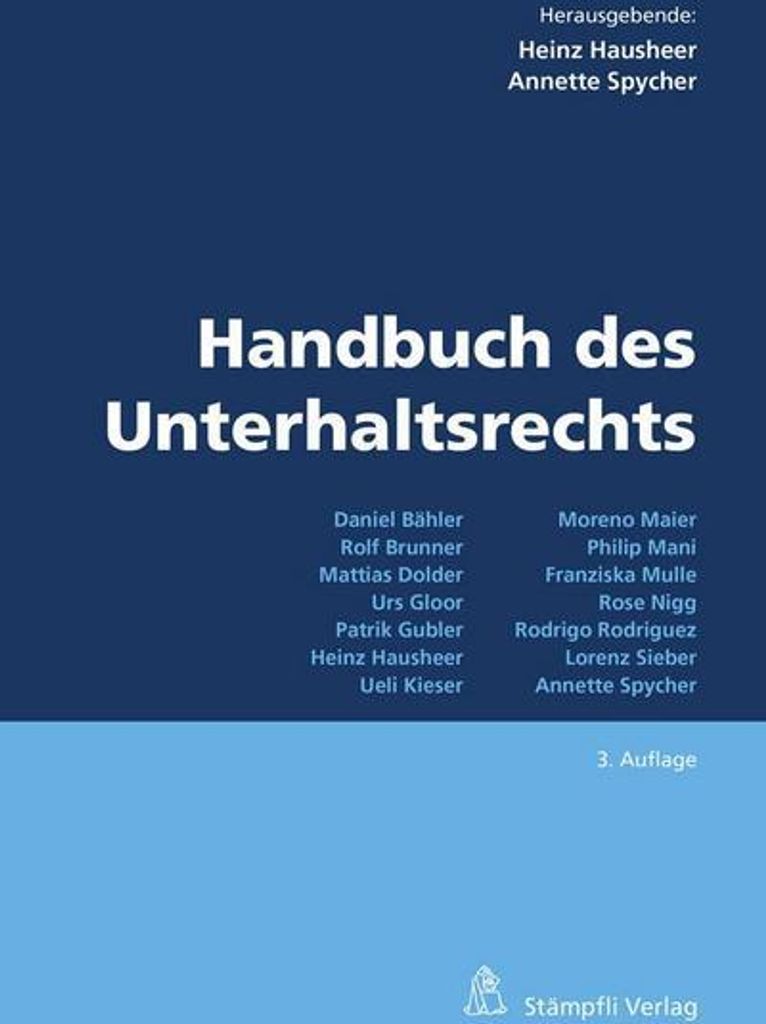 Handbuch des Unterhaltsrechts