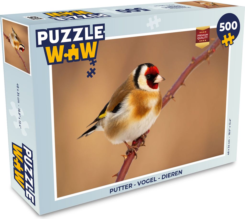 MuchoWow Puzzle 500 Teile Kropftaube - Vogel - Tiere - 500 Teile - Kinder - Selberbauen - Puzzlespiele
