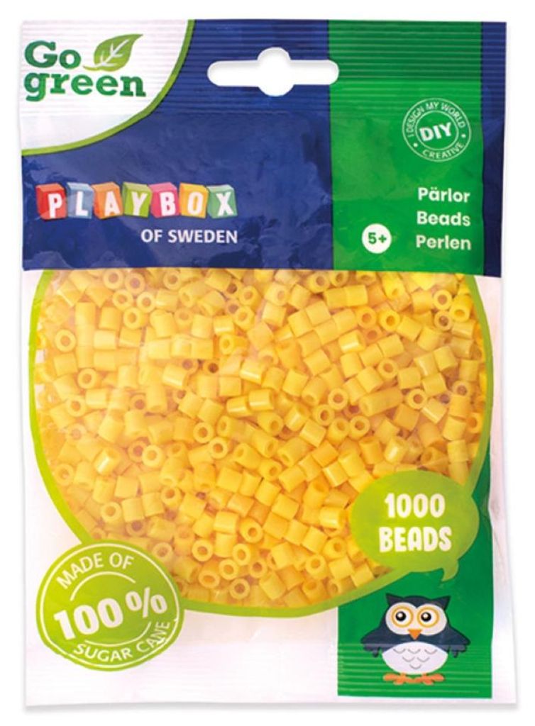 Playbox Bügelperlen Go green Midi 1000 Stk. gelb Produktbild 