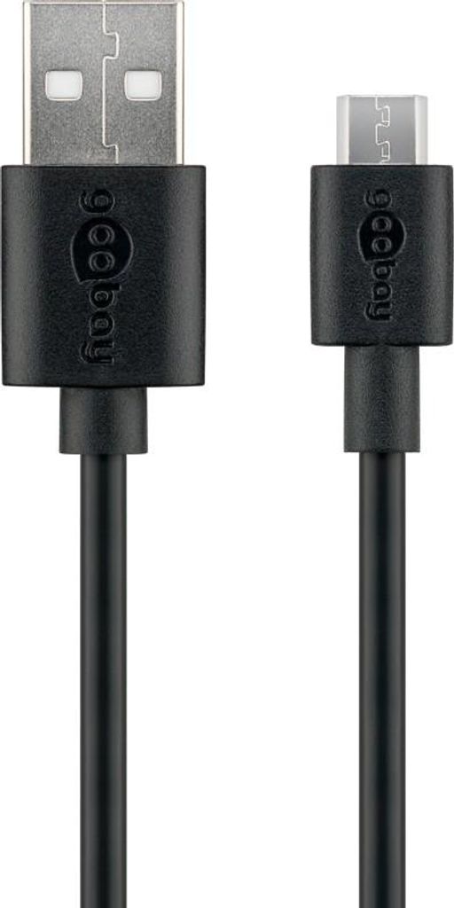 Goobay 38660 Cavo di ricarica e sincronizzazione micro USB, Immagine del prodotto 