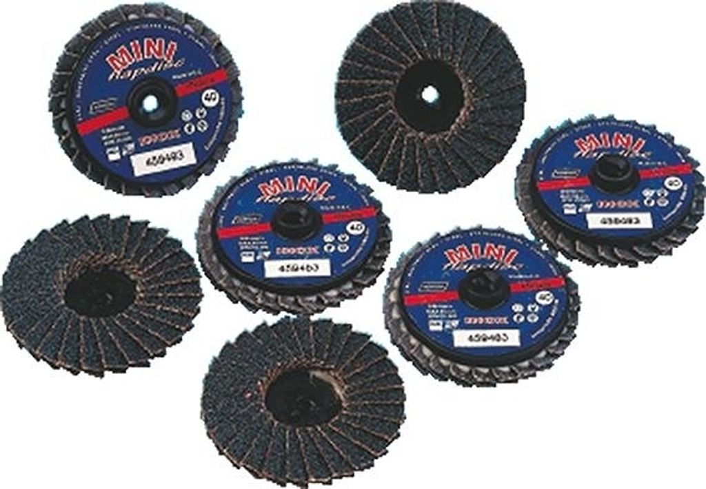 Norton Flap Disc Mini Flap X-Treme R828 Lamellenschlitz TR 50 mm P40