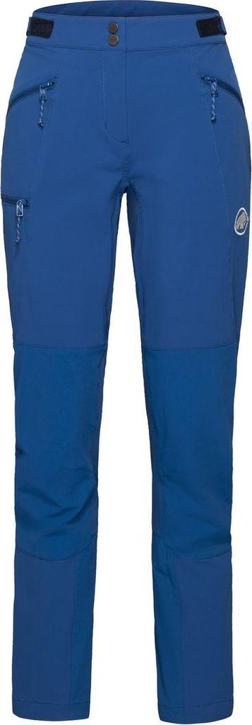 Mammut Courmayeur SO Pants Women - Atmungsaktive Softshellhose für die Berge, Farbe:tschiel, Größe:36