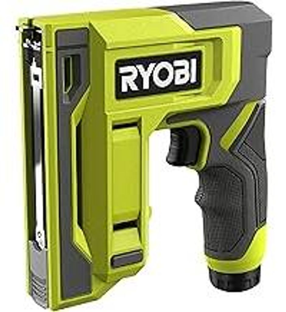 RYOBI 4 V USB-LITHIUM Akku-Tacker RST4-0, schnelles und müheloses tackern, für Bastel- und Dekorationsaufgaben, ohne Akku und Ladegerät