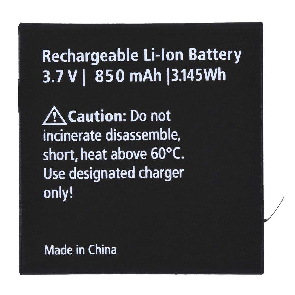 Rollei 20148, Lithium-Ion (Li-Ion), 850 mAh, 3,7 V, 3,145 Wh, 16.8 V, 20 mA