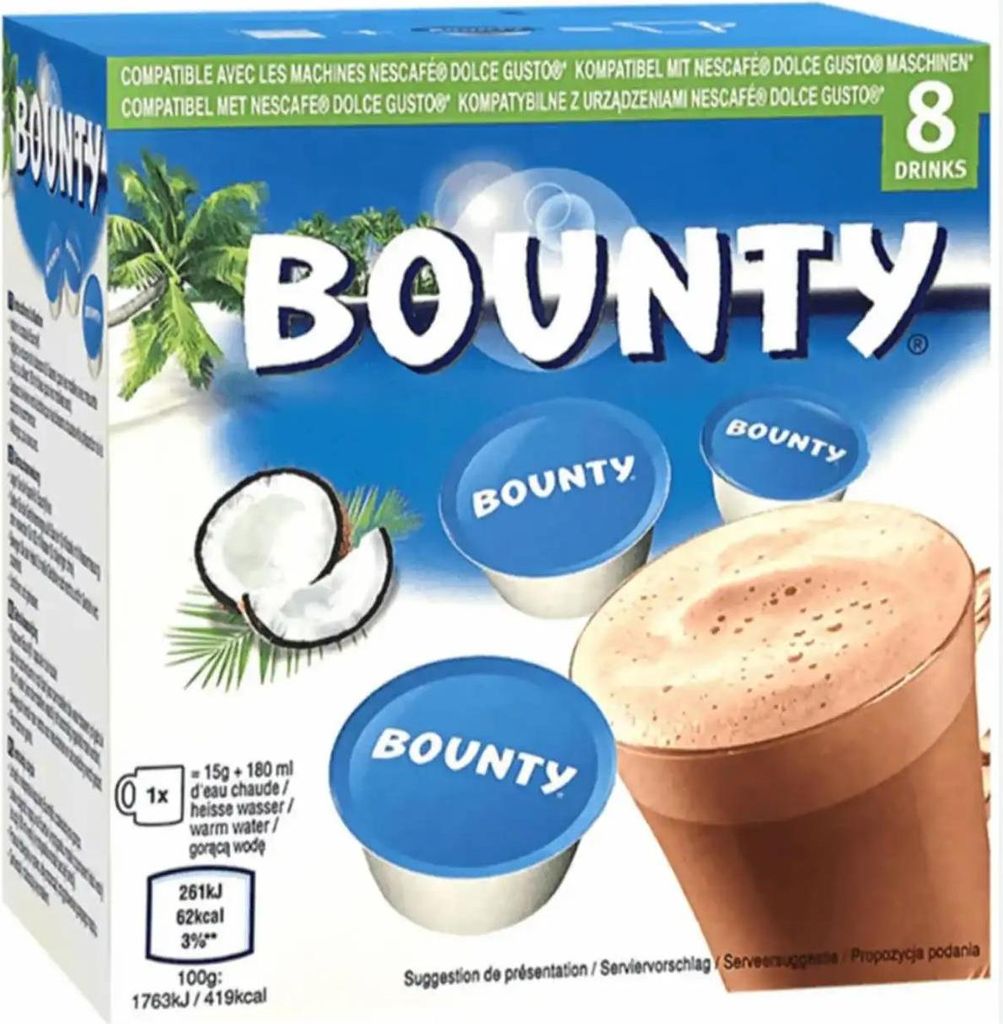 Nescafe 8 Kapseln 120G Dolce Gusto Bounty /5 Produktbild 
