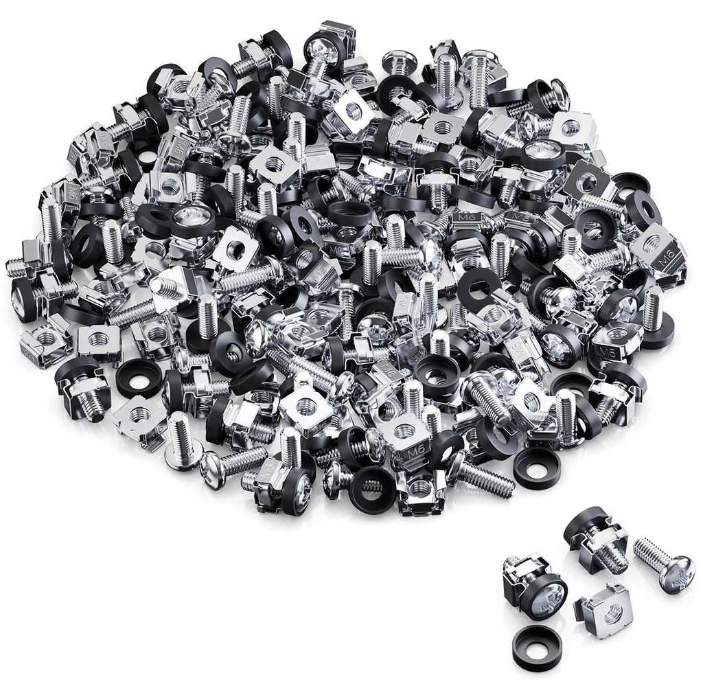 deleyCON [100er Set] M6 Käfigmuttern & Schrauben für 10 Produktbild 