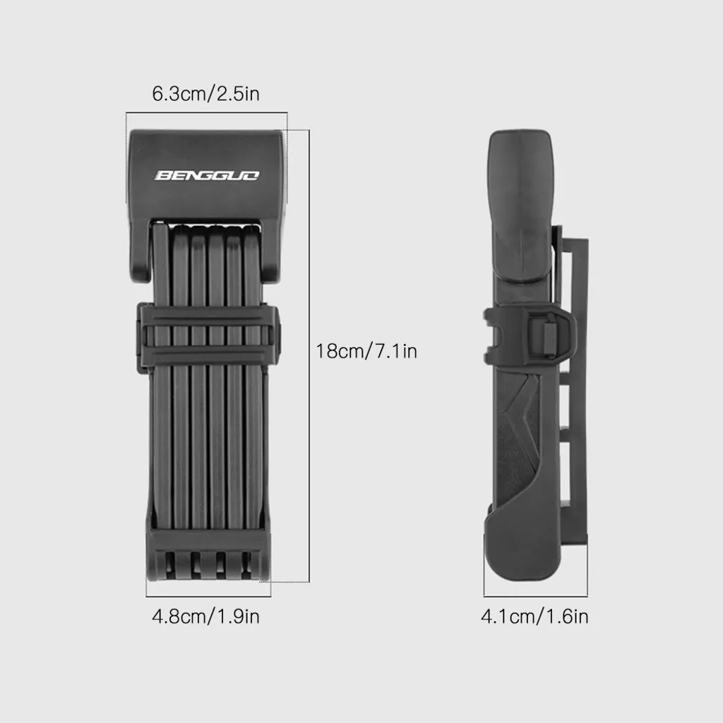 Antivol vélo pliable anti-rayure solide avec fixation sur cadre - 5