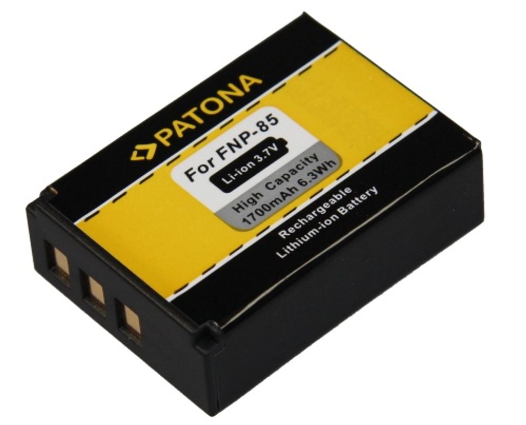 Patona Akku kompatibel mit Fuji NP-85 1700mAh / 6,3 Wh / Produktbild 