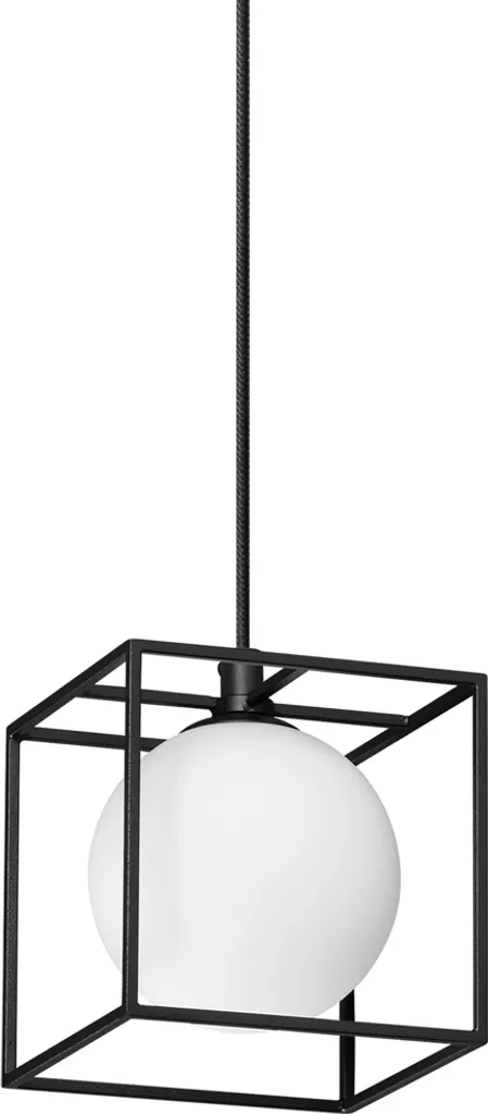 Lustre Lingotto Metal Black 1 Light G9 4W 3000K - Suspension de Luxe