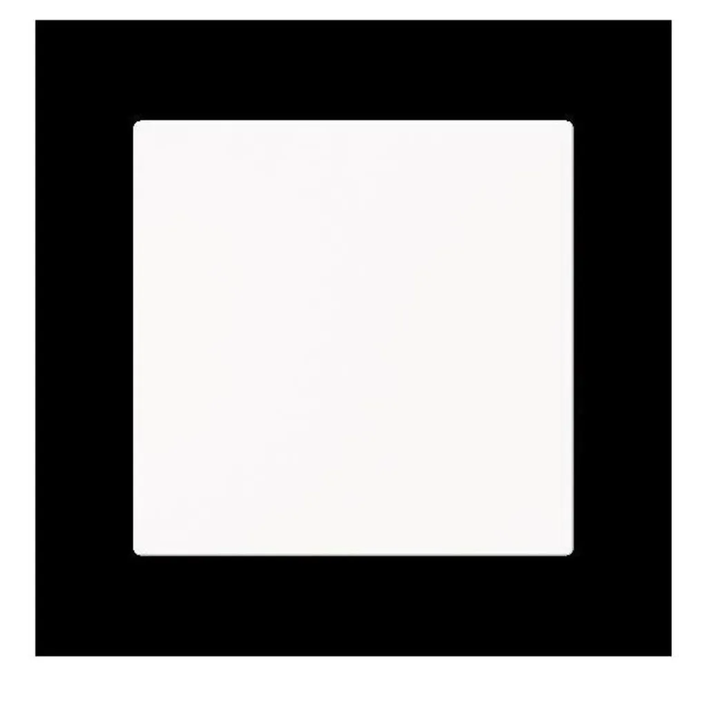 Plaque de commande blanc studio mat 1786-44M Busch-art linear 1 robuste - 2