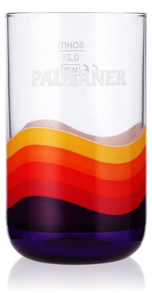 Paulaner Cola-Mix Softdrink Glas 0,2l Becher Boden Rund - Produktbild 