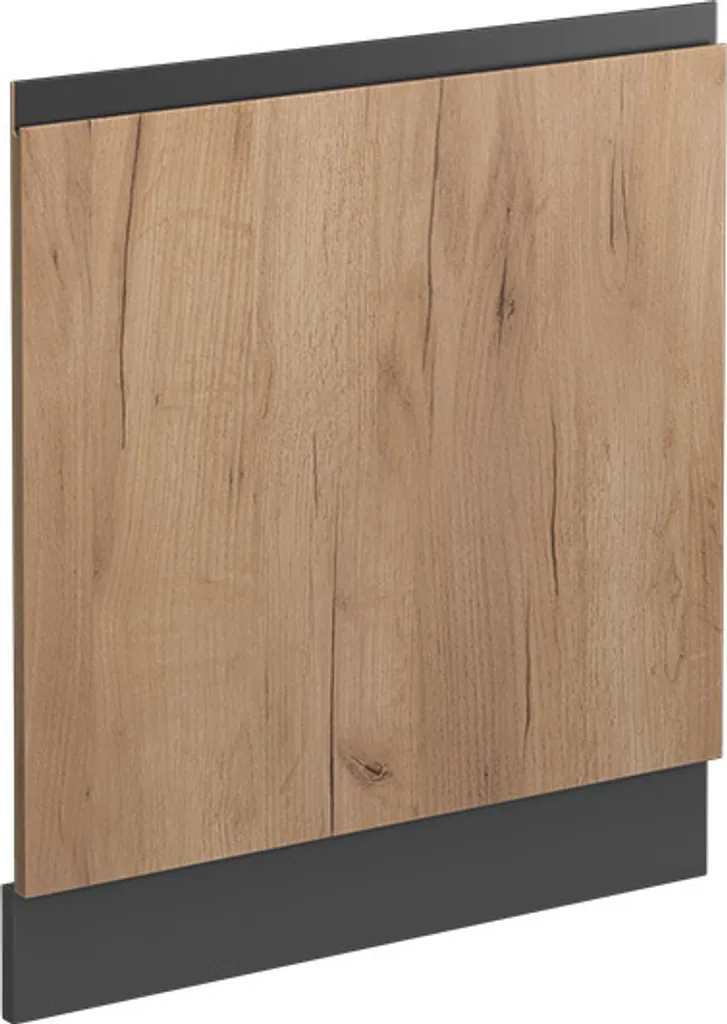 Pannello Frontale Vicco R-Line 60cm per Lavastoviglie Quercia/Antracite