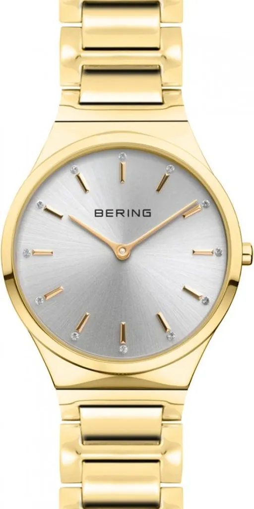 Montre-bracelet Femme BERING Or Classique Chic en Acier et Bijoux