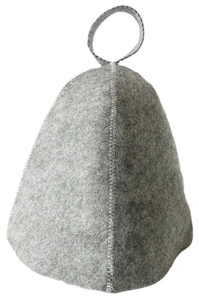 Duschhaube aus Filz, glatt und dick, für Bad und Sauna geeignet, absorbiert Feuchtigkeit, mit Aufhängeschlaufe, für Damen und Herren