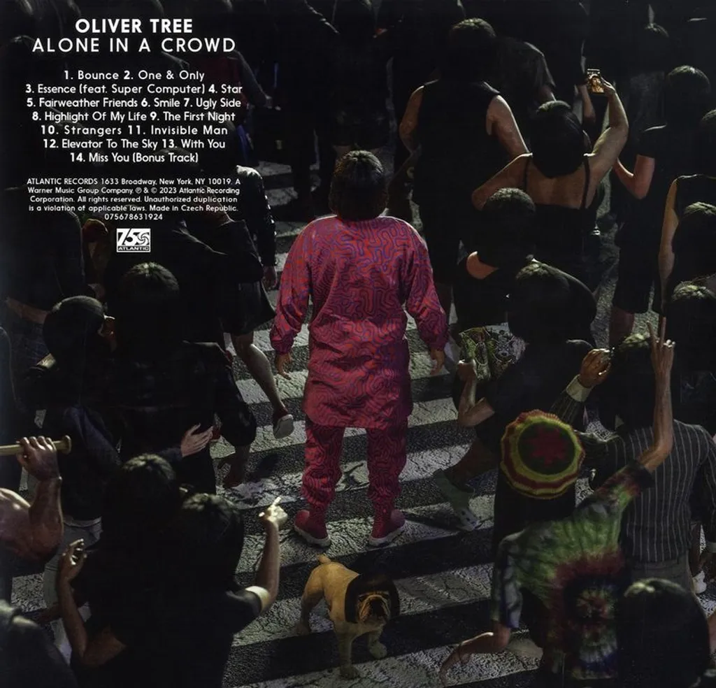 Vinyle Oliver Tree Alone In A Crowd Blue Splatter Edition Limitée LP