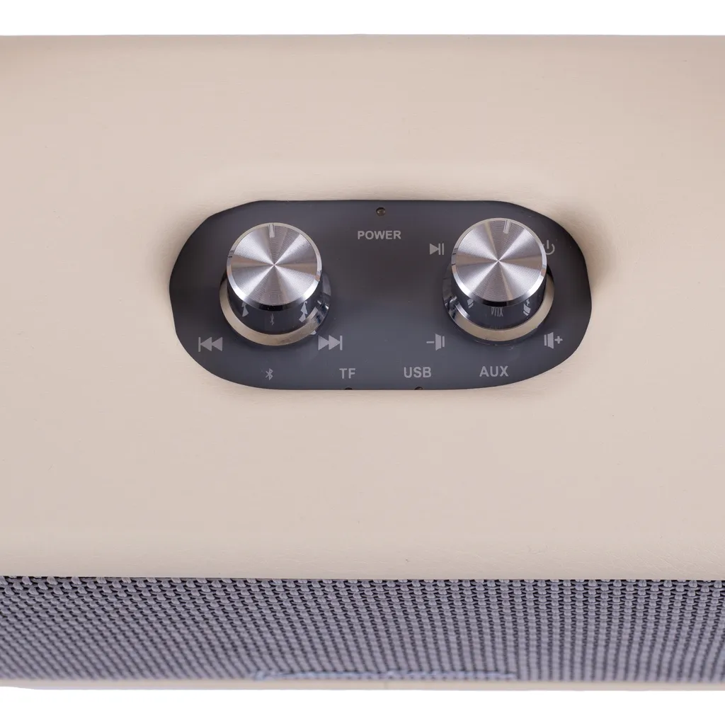 Radio Bluetooth Vintage de Cuisine Crème - Idéal pour Déco Rétro Chic