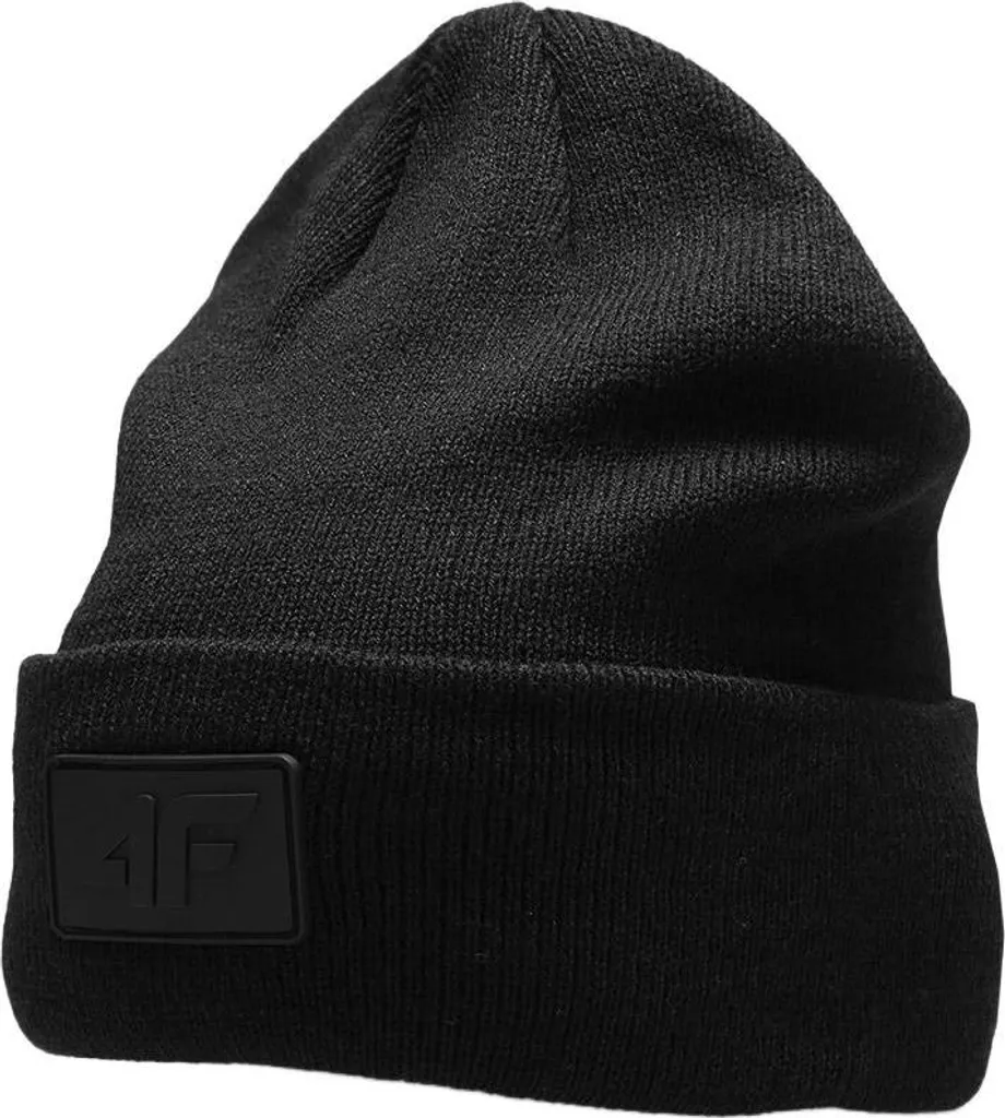 4F Berretto Nero Bambini Beanie - Look Invernale Caldo Trendy