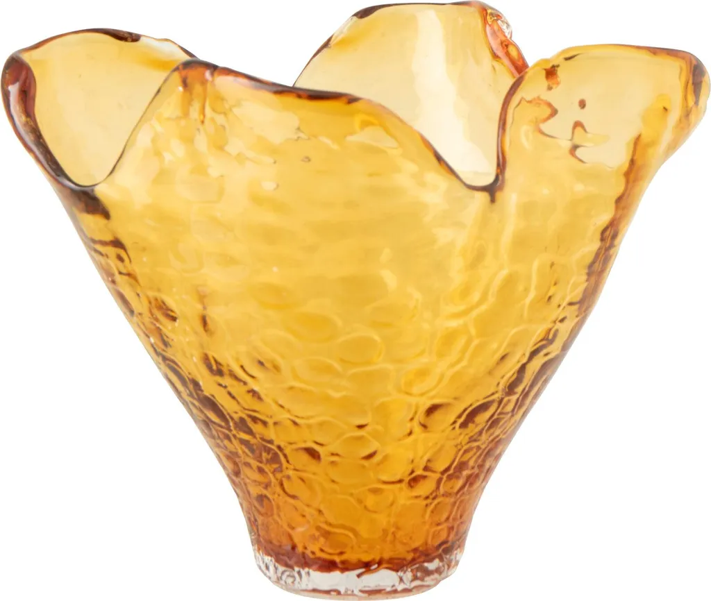Vase J-Line Caramel Irrégulier - Petit Objet pour Déco Personnalisée
