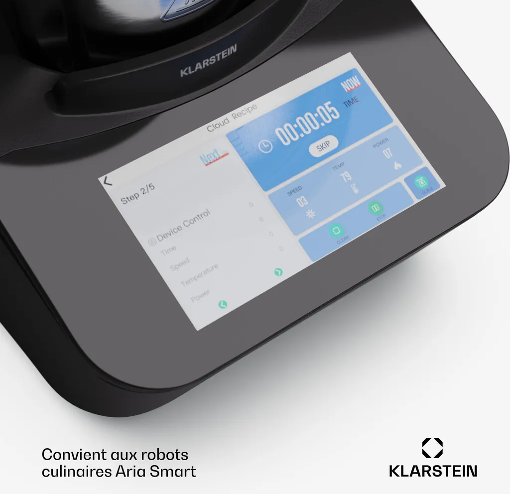 Récipient en Céramique Grande Taille 3,2 Litres pour Robot 1700W 4en1