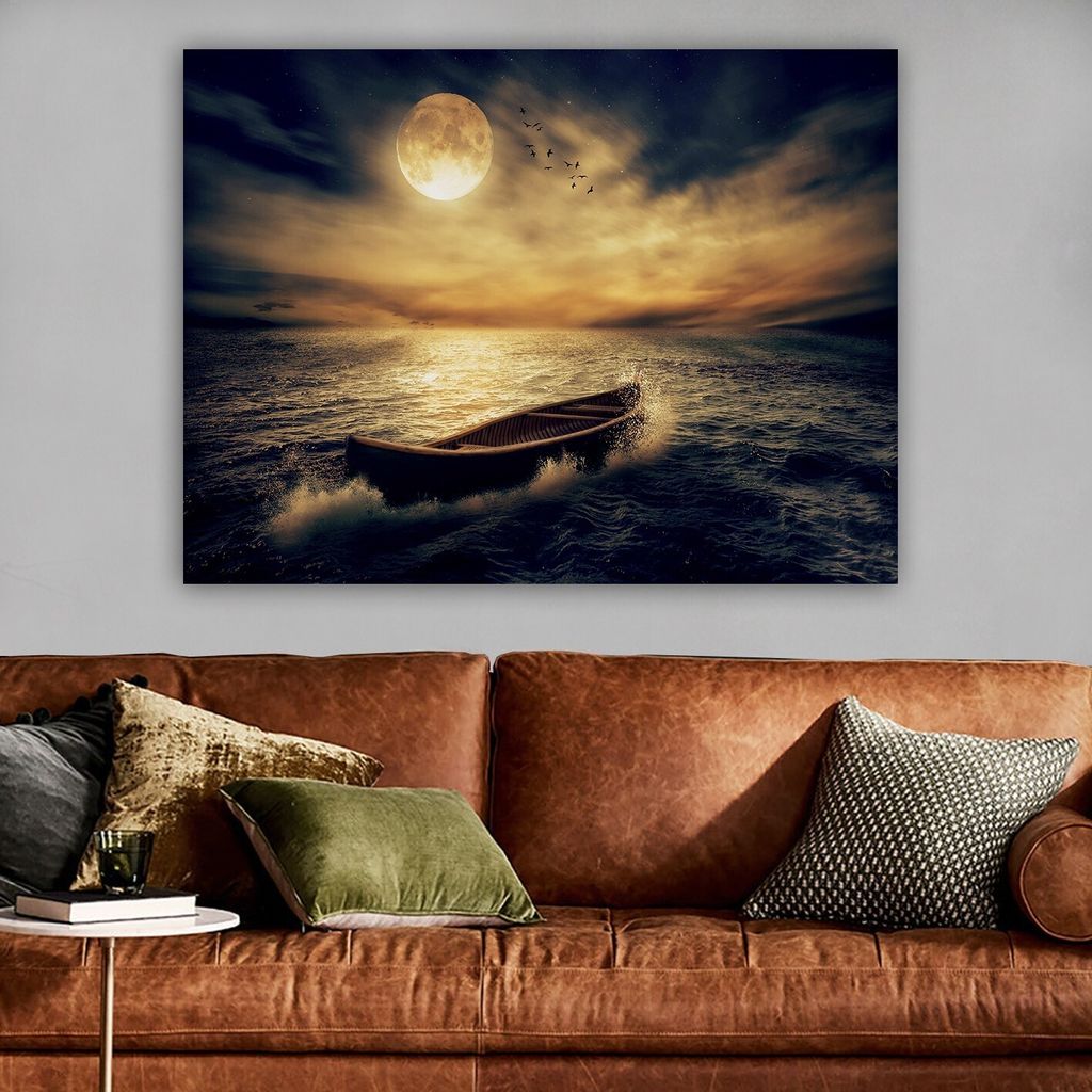 Wallity, 244914283_70100- HPE2086, Bunt, Leinwandbilder, 70 x 100 cm, 100% Leinwand