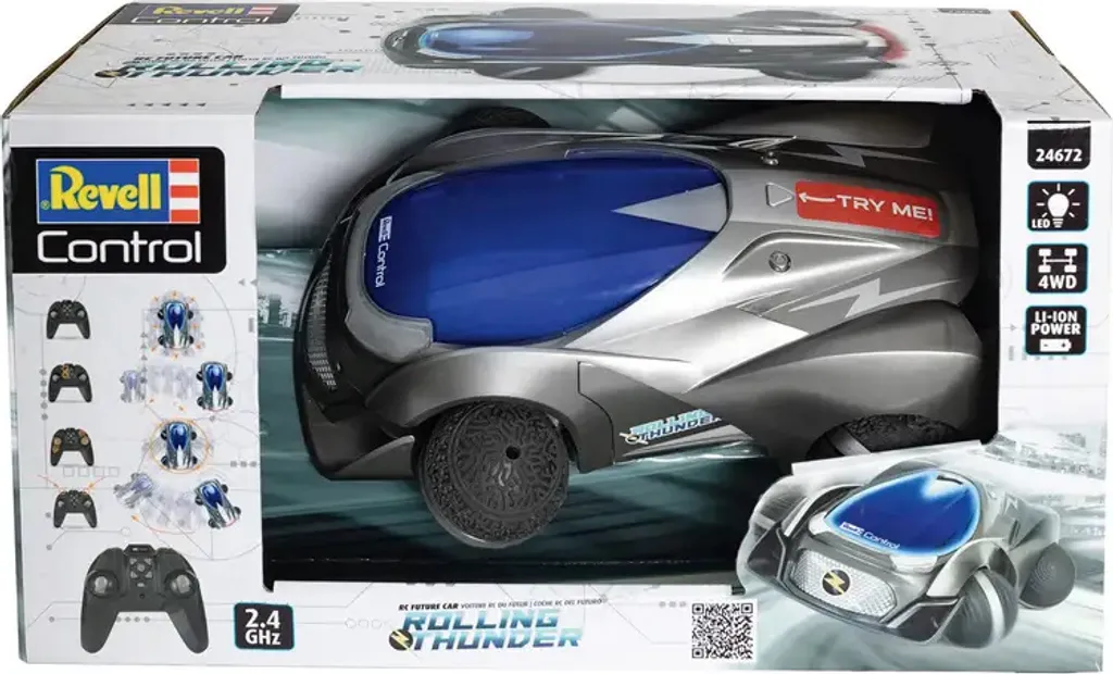 Revell RC Future Car Rolling Thunder : Voiture Télécommandée de Futur - 7