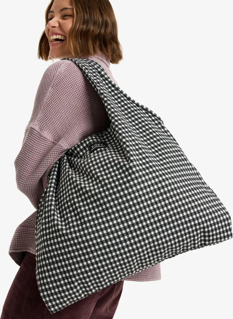 Sac fourre-tout Roxy Urban Party Anthracite pour cours et shopping