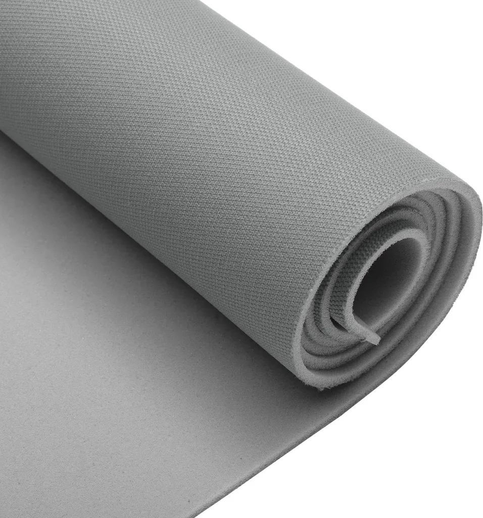 Tissu de Ciel de Toit Gris Foncé 152x119cm pour Rénovation de Voiture