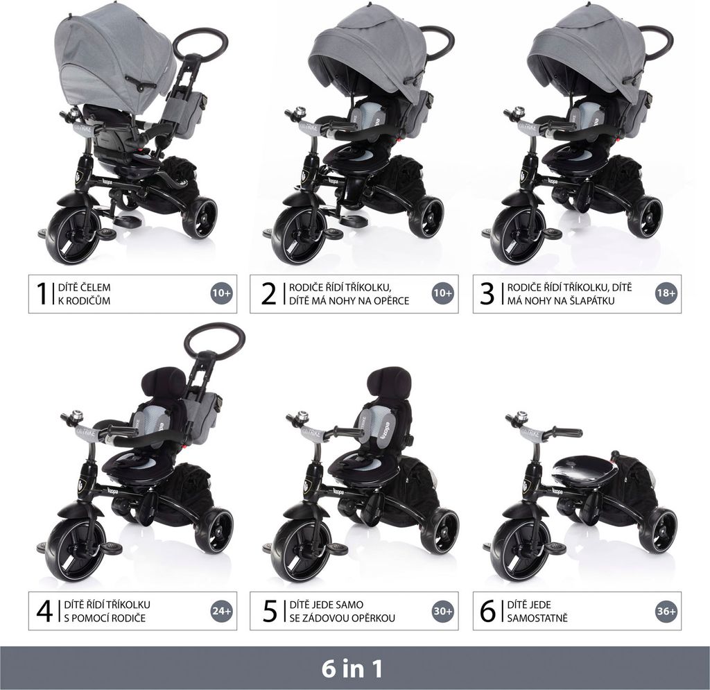 Tříkolka Citi Trike, Curry Yellow Obrázek produktu 7